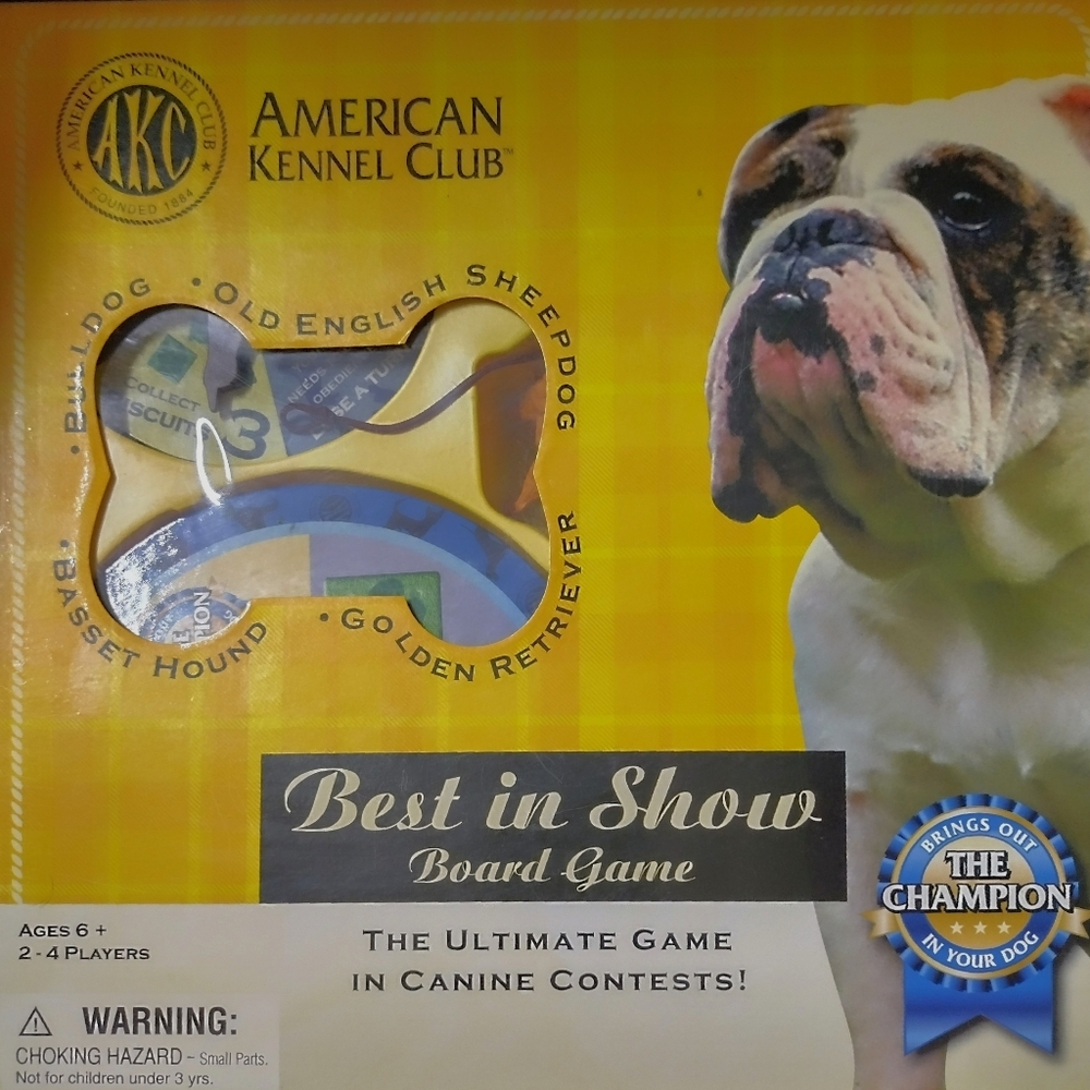 Board Game About Dog Shows & Show Dogs. Best In Show . Opened But Never Played